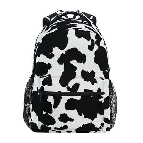 Hottest Sale Backpack Geometrical Animal Skin Cow Print Travel Daypack Large Capacity Rucksack High School Book Bag Computer Laptop Bag for Girls Boys Women Men