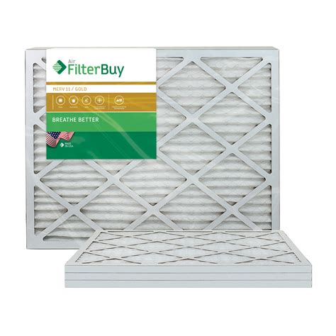 Filters Fast 20x30x1 Air Filter MERV 11, 1" AC Furnace Air Filters, Made in the USA, Actual Size: 19.75"x29.75"x0.75, 6 Pack