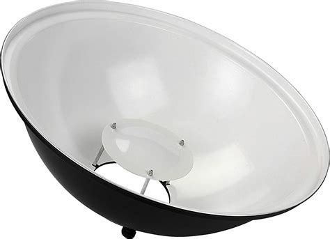 Fotodiox Pro 18in (45cm) All Metal Beauty Dish with Elinchrom Insert - Soft White Interior