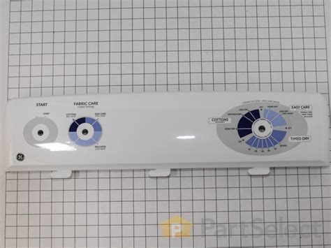 General Electric WE19M1493 Dryer Control Panel