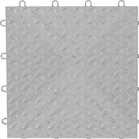 Gladiator GAFT48TTPS Silver Floor Tile 12" x 12", 48-Pack