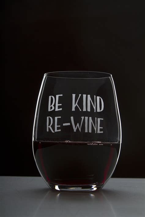 Hot Deals Lushy Wino – Love The Wine You're With – Cute, Novelty, Etched Stemless 16-Ounce Wine Glass with Funny Sayings in Gift Box