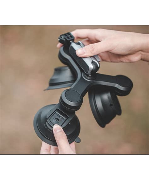 PGYTECH Three-Arm Suction Mount Compatible with DJI osmo pocket2/pocket osmo Action, gopro Hero 9/8/7/6/5, insta360 one