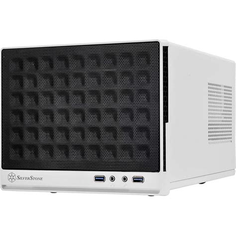Flash Deals - 60% OFF SilverStone Technology Ultra Compact Mini-ITX Computer Case with Mesh Front Panel White & Black (SST-SG13WB-USA)