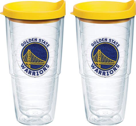 Tervis Made in USA Double Walled NBA Golden State Warriors Insulated Tumbler Cup Keeps Drinks Cold & Hot, 16oz, Colossal